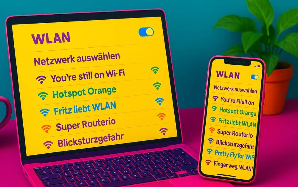 Kluge WLAN-Namen – Lustige & kreative Ideen